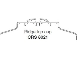 Eurocell Ridge Top Cap CRS8021